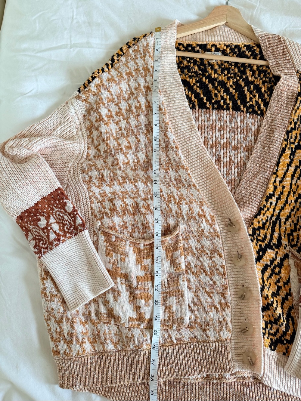 Pilcro Oversized Patchwork Cardigan - Picture 10 of 10